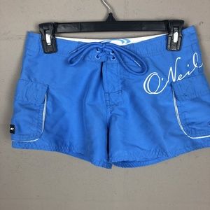 O’neill Women’s Board Shorts Size One Blue TO22